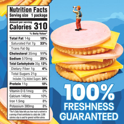Lunchables Turkey American Cracker Stackers w/ Reese's Peanut Butter Cup & Capri Sun Pacific Cooler - 8.9 Oz - Image 2