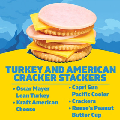 Lunchables Turkey American Cracker Stackers w/ Reese's Peanut Butter Cup & Capri Sun Pacific Cooler - 8.9 Oz - Image 3