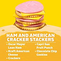Lunchables Lunch Combinations Ham & American Cracker Stackers - 9.1 Oz - Image 3