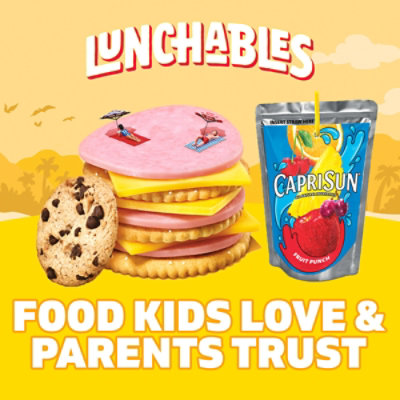 Lunchables Ham & American Cheese Cracker Stackers Meal Kit with Capri Sun & Cookies Box - 9.1 Oz - Image 2