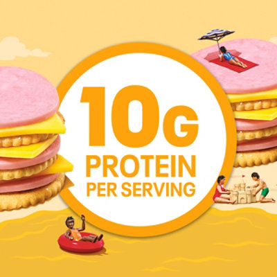 Lunchables Ham and American Cheese Cracker Stackers Snack Kit - 9.1 Oz - Image 3
