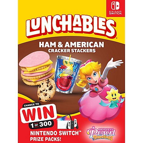 Lunchables Lunch Combinations Ham & American Cracker Stackers - 9.1 Oz