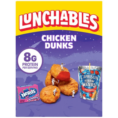 Lunchables Chicken Dunks Meal Kit with Capri Sun Fruit Punch Drink & Nerds Candy Box - 9.8 Oz - Image 1