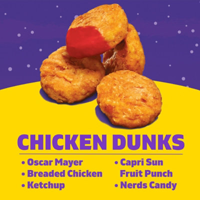 Lunchables Chicken Dunks Meal Kit with Capri Sun Fruit Punch Drink & Nerds Candy Box - 9.8 Oz - Image 2