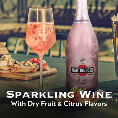 Martini & Rossi Sparkling Wine Rose - 750 Ml - Image 2