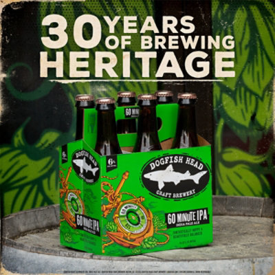 Dogfish Head Beer IPA 60 Minute Pack In Bottles - 6-12 Fl. Oz. - Image 4