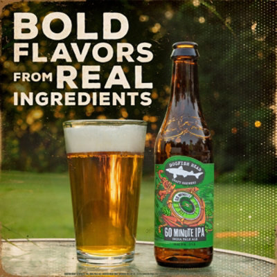 Dogfish Head Beer IPA 60 Minute Pack In Bottles - 6-12 Fl. Oz. - Image 3