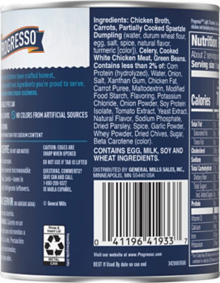 Progresso Light Soup Chicken & Dumpling - 18.5 Oz - Image 6