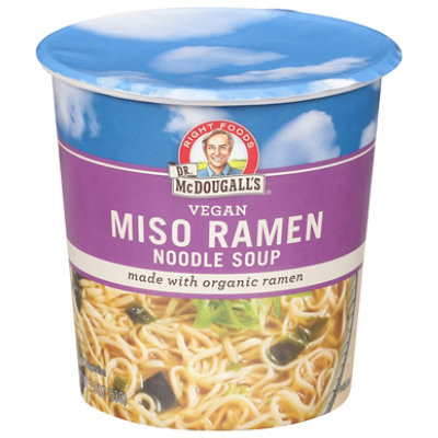 Dr. McDougalls Soup Organic Vegan Ramen Miso - 1.9 Oz - Image 3