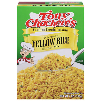 Tony Chacheres Dinner Mix Creole Yellow Rice Box - 7 Oz