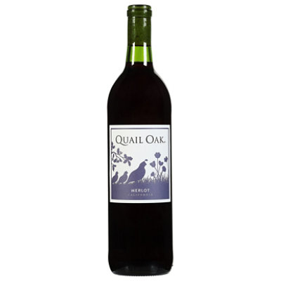 Quail Oak Wine California Merlot - 750 Ml