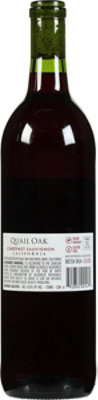 Quail Oak Wine Cabernet Sauvignon - 750 Ml - Image 2