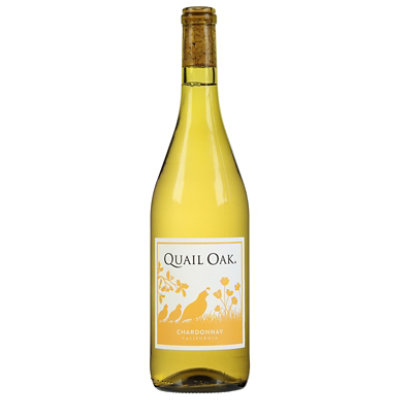 Quail Oak Wine Chardonnay - 750 Ml - Image 3