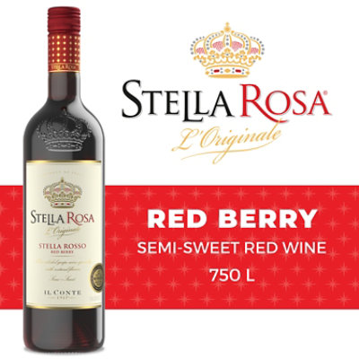 Stella Rosa Rosso Semi Sweet Red Wine - 750 Ml - Image 1