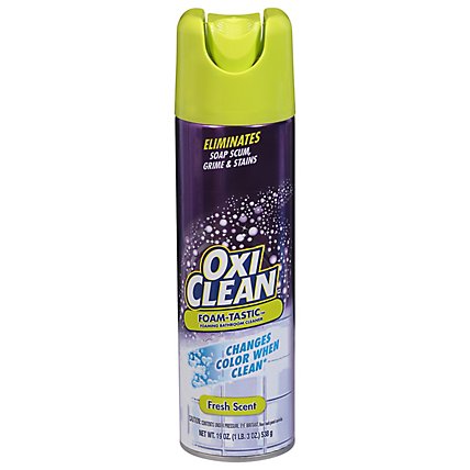 Kaboom Bathroom Cleaner Foam-Tastic With Oxi Clean Fresh Scent - 19 Oz - Image 2