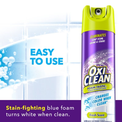 Kaboom Bathroom Foam Tastic With Oxi Clean Fresh Scent Cleaner - 19 Oz - Image 3