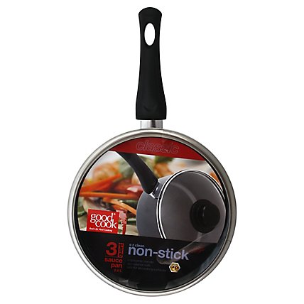 Good Cook Pan Sauce Stainless Steel Non Stick 11.75 Inch - Each - Image 1