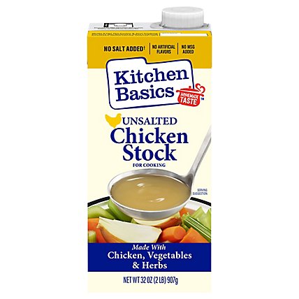 Kitchen Basics Unsalted Chicken Stock - 32 Fl. Oz. - Image 3