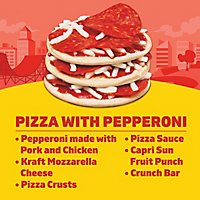 Lunchables Pizza with Pepperoni Meal Kit with Capri Sun Drink & Crunch Candy Bar Box - 10.7 Oz - Image 5