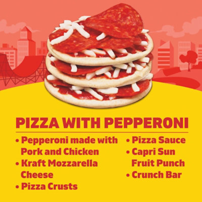 Lunchables Pizza with Pepperoni Meal Kit with Capri Sun Drink & Crunch Candy Bar Box - 10.7 Oz - Image 6