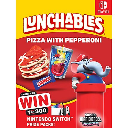Lunchables Pizza with Pepperoni Meal Kit with Capri Sun Drink & Crunch Candy Bar Box - 10.7 Oz - Image 4