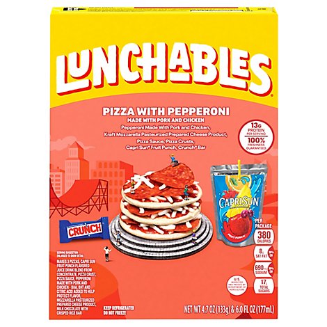 Lunchables Lunch Combinations Pizza with Pepperoni - 10.7 Oz