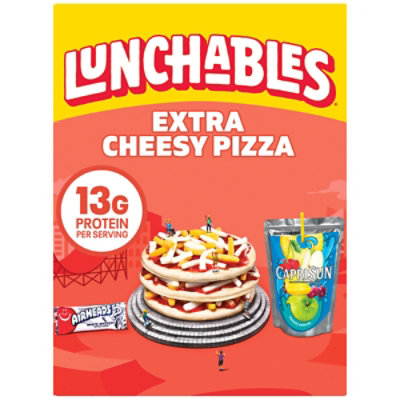 Lunchables Extra Cheese Pizza Meal Kit with Capri Sun & Airheads Candy Box - 10.6 Oz - Image 1