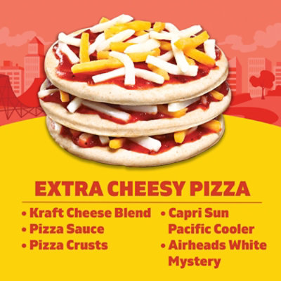 Lunchables Extra Cheese Pizza Meal Kit with Capri Sun & Airheads Candy Box - 10.6 Oz - Image 6