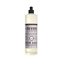 Mrs. Meyers Clean Day Liquid Dish Soap Lavender Scent 16 ounce bottle
