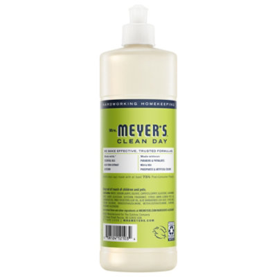 Mrs. Meyers Clean Day Liquid Dish Soap Lemon Verbena 16 ounce bottle - Image 3