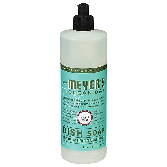 Mrs. Meyer’s Clean Day Basil Dish Soap - 16 Fl. Oz.