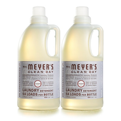 Mrs. Meyers Clean Day Laundry Detergent Lavender 64 fl oz - Image 1