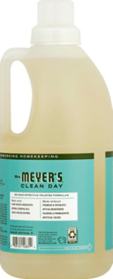 Mrs. Meyers Clean Day Laundry Detergent Basil 64 fl oz - Image 3