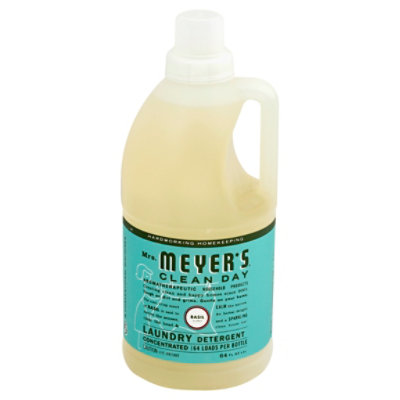 Mrs. Meyers Clean Day Laundry Detergent Basil 64 fl oz