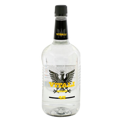 VITALI Vodka Premium Citron Citrus Flavored 70 Proof - 1.75 Liter - Image 3