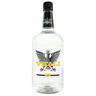 VITALI Vodka Premium Citron Citrus Flavored 70 Proof - 1.75 Liter