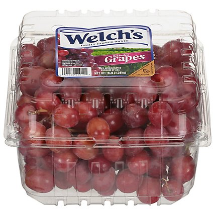 Grapes Red Seedless Prepacked - 3 Lbs - Image 2