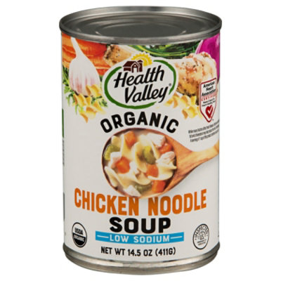 Health Valley Organic Soup No Salt Added Chicken Noodle - 14.5 Oz - Image 3