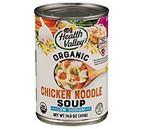 Health Valley Organic Soup No Salt Added Chicken Noodle - 14.5 Oz