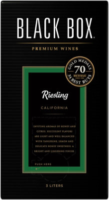 Black Box Wine White Riesling - 3 Liter
