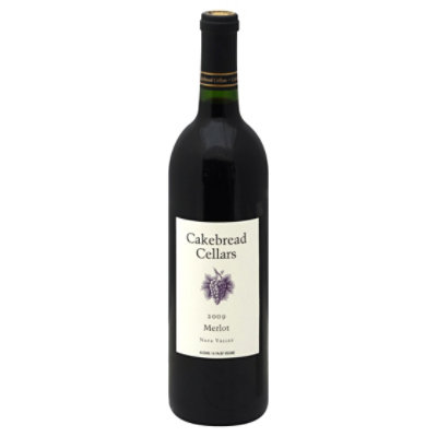 Cakebread Cellars Napa Merlot Wine - 750 Ml