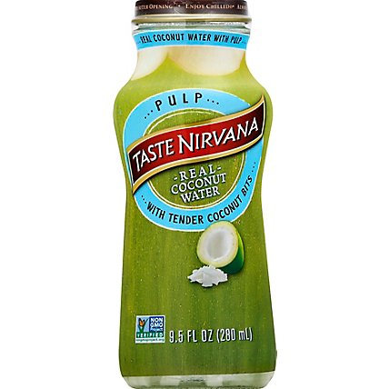Taste Nirvana Coconut Water with Pulp - 9.5 Fl. Oz. - Image 2