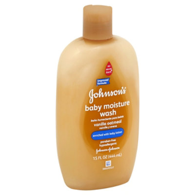 Johnsons Baby Wash Vanilla Oatmeal 15 Fl. Oz. Albertsons