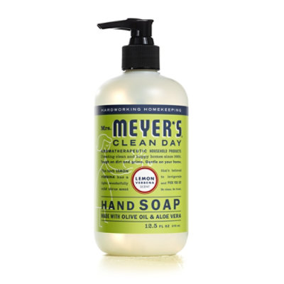 Mrs. Meyer’s Clean Day Lemon Verbena Hand Soap - 12.5 Fl. Oz. - Image 1