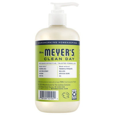 Mrs. Meyer’s Clean Day Lemon Verbena Hand Soap - 12.5 Fl. Oz. - Image 2