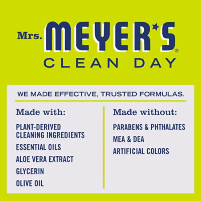 Mrs. Meyer’s Clean Day Lemon Verbena Hand Soap - 12.5 Fl. Oz. - Image 4