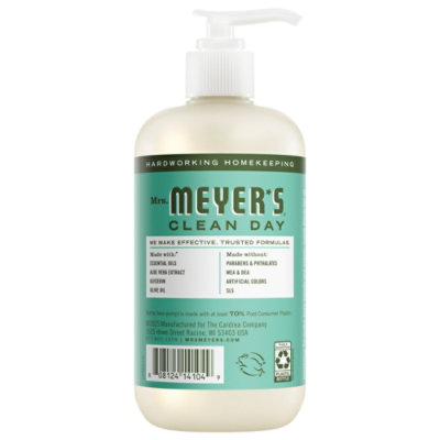 Mrs. Meyer’s Clean Day Basil Hand Soap - 12.5 Fl. Oz. - Image 3