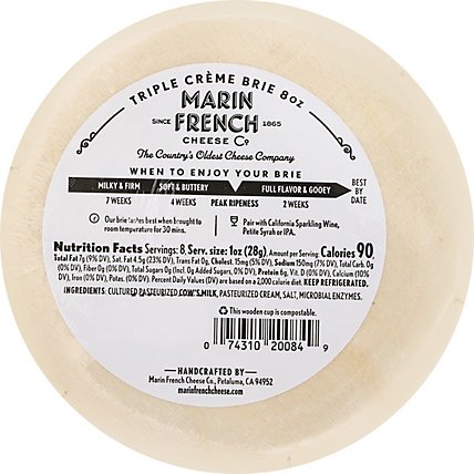 Marin French Triple Crème Brie - 8 Oz. - Image 6