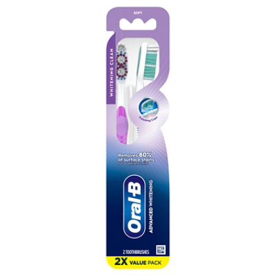 Oral-B Vivid Whitening Manual Toothbrush Soft Value Pack - 2 Count - Image 6