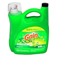 Gain Plus Aroma Boost Liquid Laundry Detergent HE Compatible Original Scent 96 Loads - 150 Fl. Oz. - Image 3